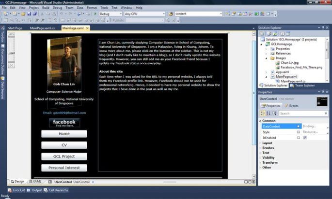 Building Silverlight Web Pages in Visual Studio 2010