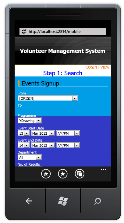 Phone Website - With Viewport Meta Tag