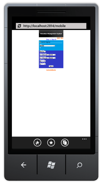 Phone Website - Without Viewport Meta Tag