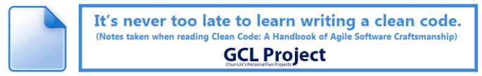 Clean Code Notes