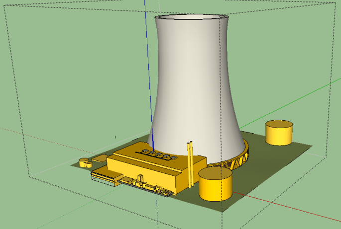 Power Plant (modified based on the original one from 3D Warehouse)