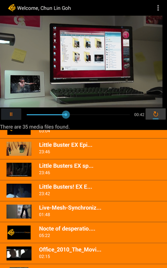 Entertainment Connect on Galaxy Tab 4