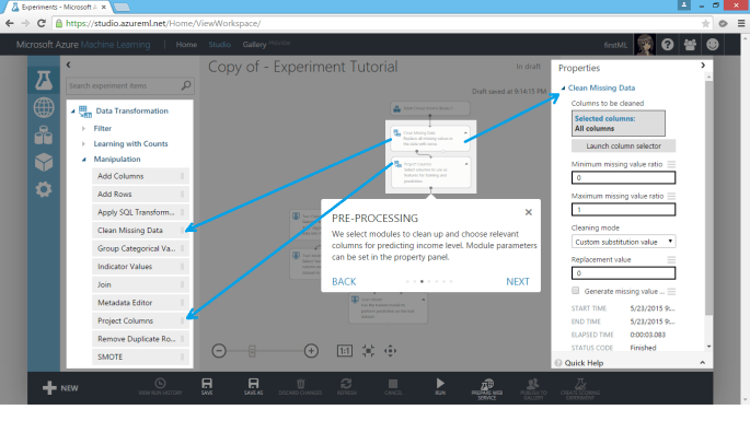 Let's clean up the data and select only what we need.