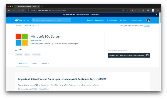 [KOSD Series] Running MS SQL Server 2019 on macOS – cuteprogramming