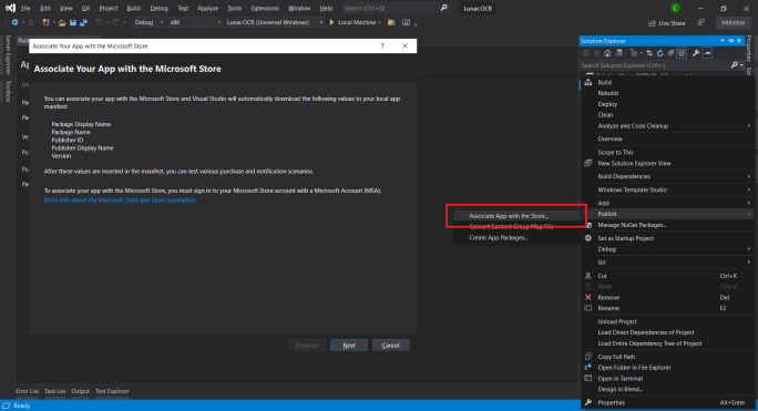 Submitting My First UWP App to the Microsoft Store – cuteprogramming